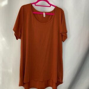 Burnt Orange Classic Tunic, 3XL, NWT